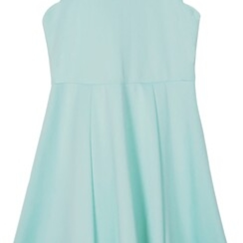 Mint Green Sleeveless Kids Dress